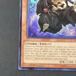 Yugioh TCG - Ghostrick Skeleton - MP14-EN205 - NM - 1st Ed - Common Zombie 2014 - Image 3