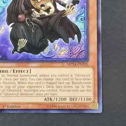 Yugioh TCG - Ghostrick Skeleton - MP14-EN205 - NM - 1st Ed - Common Zombie 2014 - Image 4