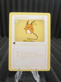 Blesschu (Raichu) 11/25 - 1st Edition Pokederp First Print Fan Art- Pokemon - Image 1