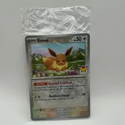 Pokemon TCG Eevee 074/131 Pokemon Day Stamped Promo Prismatic Evolutions Sealed - Image 2