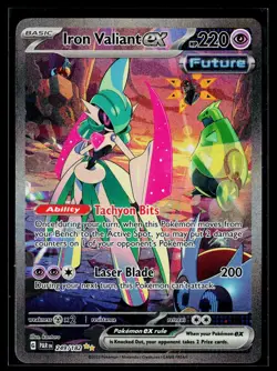 Pokemon TCG Iron Valiant Paradox Rift 249/182 Special Illustration Rare NM - Image 1
