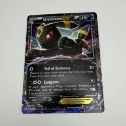 The Pokemon Company Umbreon EX 55/124 Fates Collide Ultra Rare Holo EN 2016 - Image 1