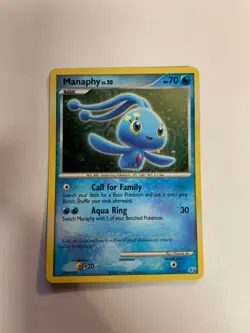 2007 Pokemon Manaphy Holo 4/12 Diamond & Pearl - Image 2