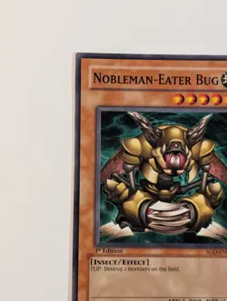 Yugioh TCG - 1x Nobleman-Eater Bug - SOD-EN030 - 1st Edition - Rare - LP - 2005 - Image 3