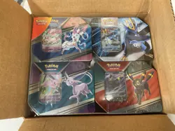 Costco 4 Tin SEALED Set Umbreon, Sylveon, Espeon, Empoleon V Striker / V Heroes - Image 1