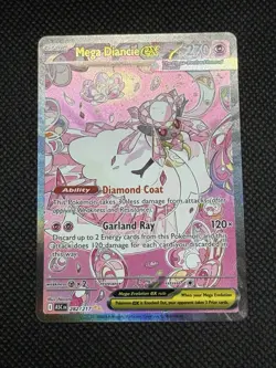 Pokemon Mega Diancie EX 282/217 Ascended Heroes Secret Rare Full Art Holo NM/M - Image 3