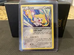 LIGHTLY PLAYED Pokemon TCG Jirachi Roaring Skies 42/108 Holo Rare English 2015 - Image 3