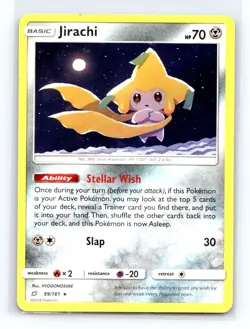 Pokemon TCG Jirachi Team Up 99/181 Regular Rare - Image 1