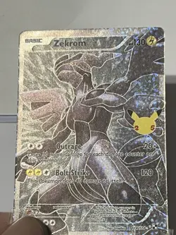 Zekrom (114 Full Art) 114/114 Black & White Holo Pokemon Celebrations NM - Image 3
