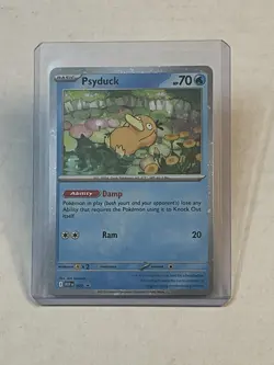 Pokemon TCG Psyduck 007 Mega Evolution Black Star Promo Holo 2025 NM - Image 1