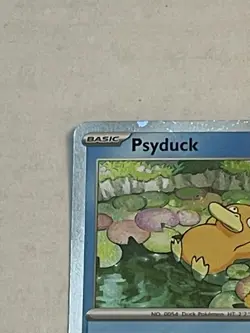 Pokemon TCG Psyduck 007 Mega Evolution Black Star Promo Holo 2025 NM - Image 4
