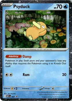 PSYDUCK 007 HOLO P ME: MEGA EVOLUTION PROMO POKEMON HOLO NM/M MEP - Image 1