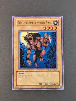 Yugioh TCG - 1x Gazelle the King of the Mythical Beasts DLG1-EN044 LP/MP Unl Ed - Image 4