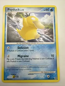 Pokemon Psyduck 100/132 Secret Wonders regular Common LP - Image 1