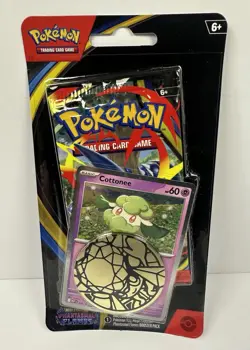 Pokemon TCG Mega Evolution Phantasmal Flames Booster w/ Cottonee Promo (1-Pack) - Image 1