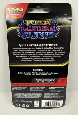 Pokemon TCG Mega Evolution Phantasmal Flames Booster w/ Cottonee Promo (1-Pack) - Image 2