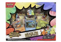 Pokemon TCG Mega Evolution Ascended Heroes First Partners Deluxe Pin, Collection - Image 1