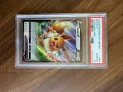 2020 POKEMON SWSH BLACK STAR PROMO V POWERS TINS #065 EEVEE V PSA 10 - Image 1