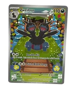 Zweilous 147/086 Illustration Rare White Flare Holo Full Art Pokemon Near Mint - Image 1