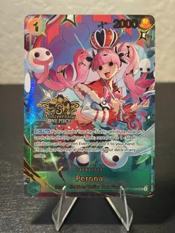 Perona (Japanese Version 3rd Anniversary Set) (OP12-034) - One Piece (ENGLISH) - Image 1