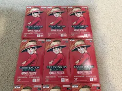 One Piece OP-13 Carrying On His Will Booster Pack Lot of 9 Monkey D. Luffy OP13 - Image 3