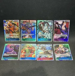 One Piece TCG Super Rare Lot ×8 English (No Duplicates) - Image 1