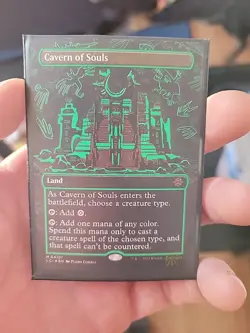 Magic the Gathering Cavern of Souls Card the Lost Caverns of Ixalan #410f - Image 1