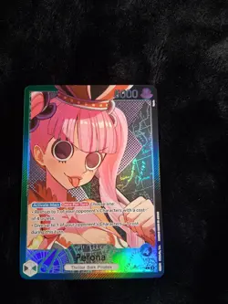 PERONA ALT ART Leader One Piece Card Game- OP06-021 - Wings Of The Captain - Image 1