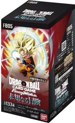 BANDAI Dragon Ball Super Card Game Fusion World Booster Pack Unknown Adventure [ - Image 1