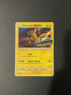 Detective Pikachu SM170 STAMPED Holo Black Star Promo Pokemon Card NM - Image 1