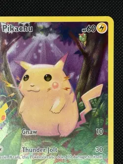 Pikachu 005/025 Celebrations 2021 Holo Pokemon Card TCG - Image 4