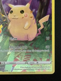 Pikachu 005/025 Celebrations 2021 Holo Pokemon Card TCG - Image 5