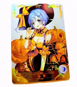 Goddess Story Waifu Card TCG | Rem - Re:Zero | PR | NS-2M08PR-02 Halloween Promo - Image 1