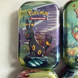 Pokemon Scarlet and Violet: Prismatic Evolutions Mini Tin Boxes - Lot of 8 - Image 5