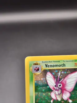 Pokemon TCG Venomoth Jungle 13/64 Unlimited Holo Rare English NM-LP-NM - Image 3