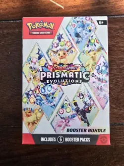 Pokemon TCG Scarlet & Violet Prismatic Evolutions Booster Bundle Sealed - Image 1
