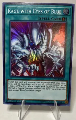Yugioh Rage with Eyes of Blue LED3-EN004 Legendary Duelists 1st Edition - Image 1