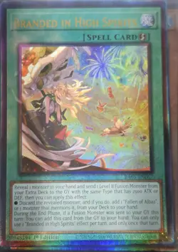 Branded in High Spirits RA05-EN067 Secret Rare 1st Edition Yu-Gi-Oh NM - Image 1