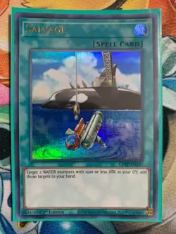 ( SALVAGE ) - Ultra Rare - GFTP-EN107 - 1st NM - Yu-Gi-Oh - Ghosts From The Past - Image 1