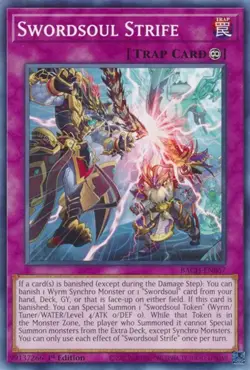 1x Swordsoul Strife - 1st Edition NM Eng YuGiOh - Battle of Chaos - Image 1
