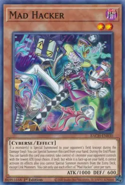 1x Mad Hacker - 1st Edition NM Eng YuGiOh - Battle of Chaos - Image 1