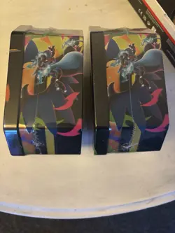 Pokemon TCG Mega Charizard X & Y Tins. BOTH TINS. Brand New & Sealed - Image 2