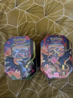 Pokemon TCG Mega Charizard X & Y Ex Tins - Both Artworks - BRAND NEW - SEALED - Image 1