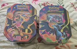 Pokemon TCG Mega Charizard X and Y Ex Tins - Both Artworks - BRAND NEW - SEALED - Image 1