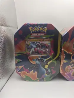 Pokemon TCG Mega Charizard X & Y Ex Tins - Both Artworks - BRAND NEW - SEALED - Image 2