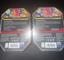 Pokemon TCG Mega Charizard X & Y Tins. BOTH TINS. Brand New & Sealed - Image 3