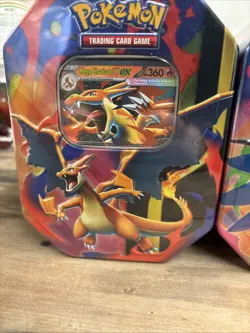 2x Pokemon TCG Mega Charizard X & Y Ex Tins - Both Artworks - BRAND NEW - SEALED - Image 2