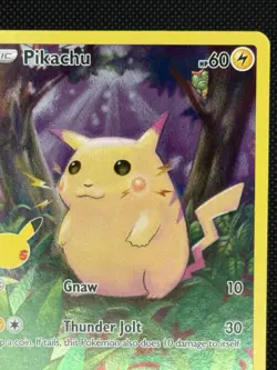 Pikachu 005/025 Celebrations 2021 Holo Pokemon Card TCG - Image 4