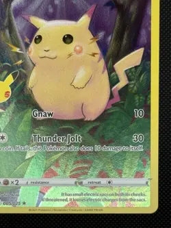 Pikachu 005/025 Celebrations 2021 Holo Pokemon Card TCG - Image 5
