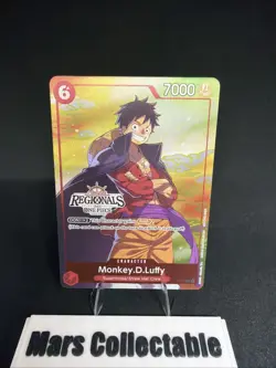 One Piece TCG - Monkey.D.Luffy P-001 - 2024 Offline Regional Promo Card - NM - Image 1